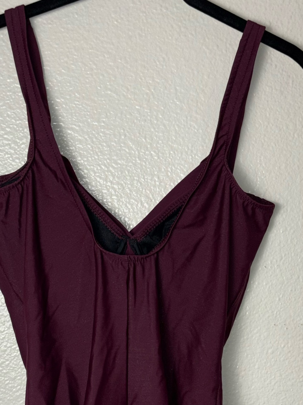 Magicsuit One-Piece Swimsuit Surplice Crossover Neckline Faux Wrap size 12 plum - Picture 12 of 16